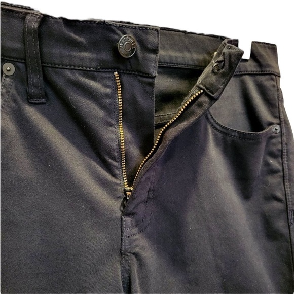 MADEWELL 9” High Rise Skinny Cotton Pants in Classic Black Size 28 - Picture 6 of 11